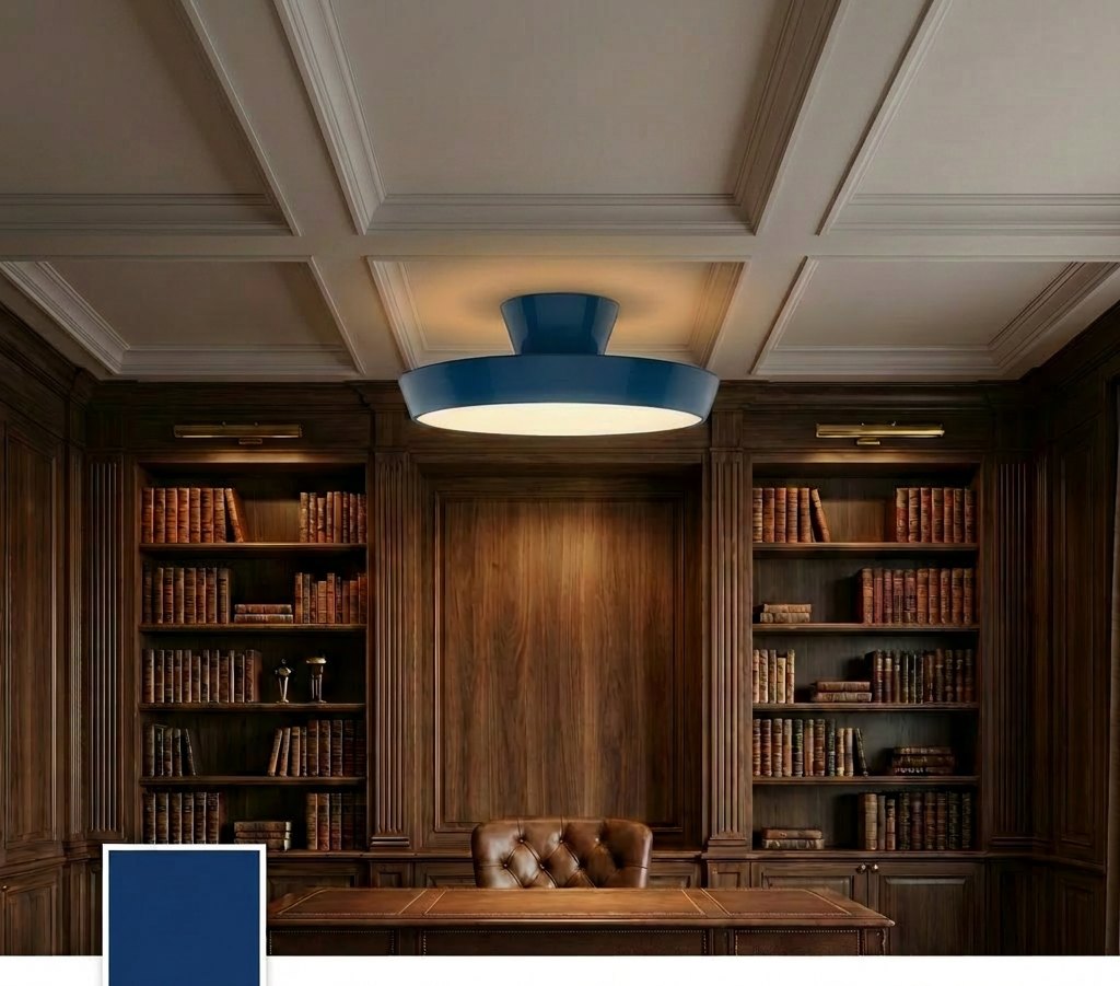 Visual26 in Jewel Blue installed in an interior