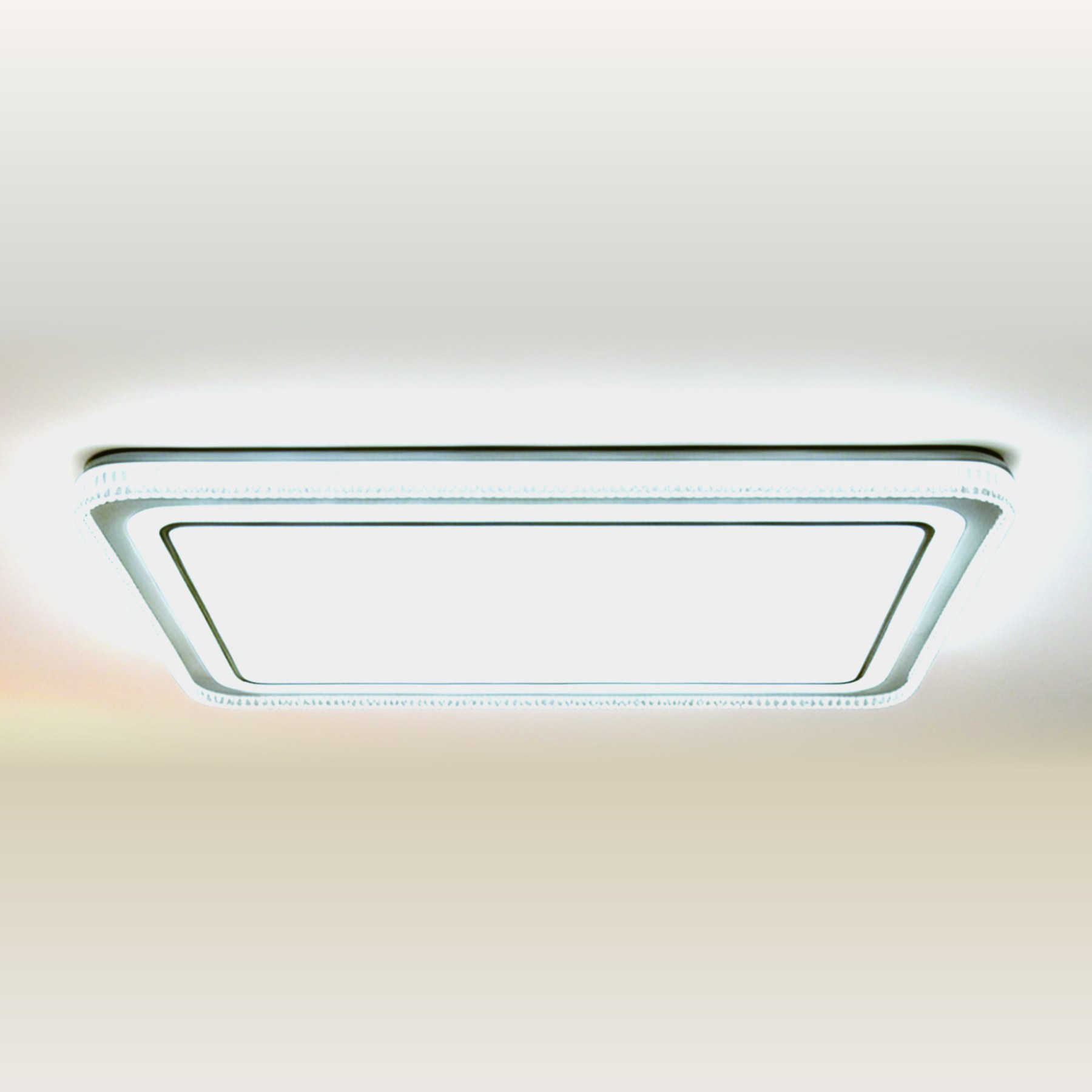 LS-LVR-02 White Pearl Chain Ceiling Lamp