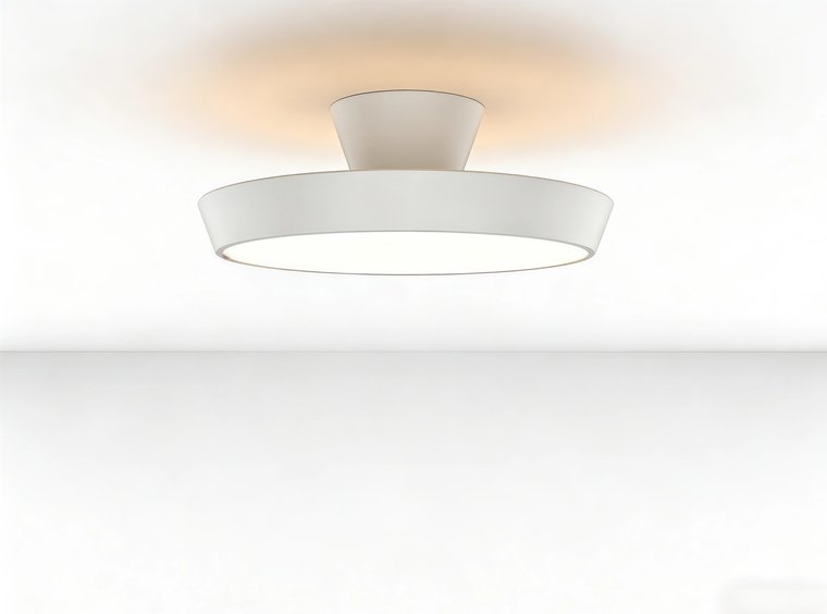 Visual26 ceiling lamp, warm light wrap on the ceiling