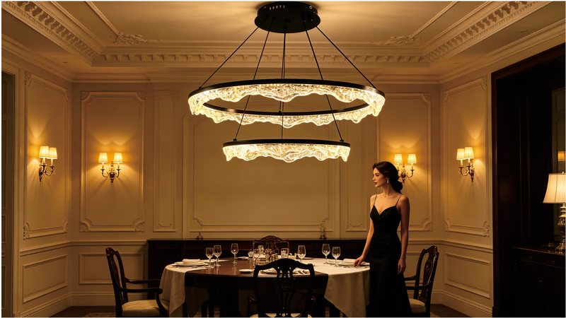 LS-ACL-48W*2 Style Chandelier Light